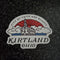 Stickers magnets and patches collection featuring small Kirtland souvenirs.