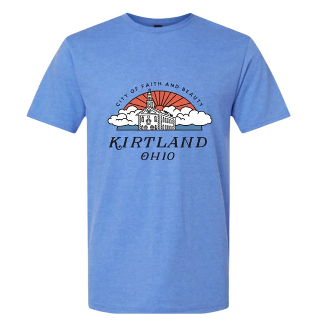 Kirtland apparel collection with shirts, sweatshirts, and hats for visitors, tours, and local heritage gifts.