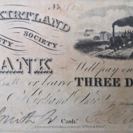 Kirtland Safety Society Notes