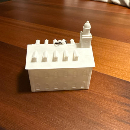 3D Kirtland Temple ornament side view