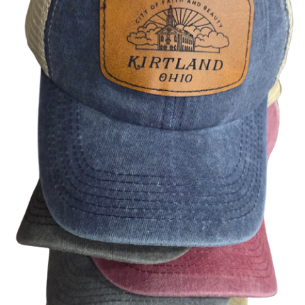 Trucker Hat with Embroidered Kirtland Design